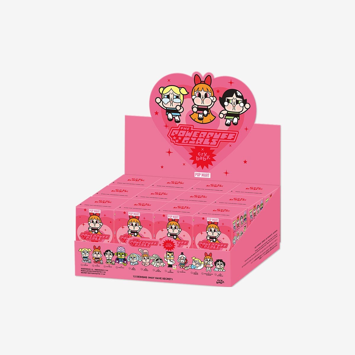 CRYBABY Set x12 - Las Chicas SuperPoderosas - POP MART Mexico